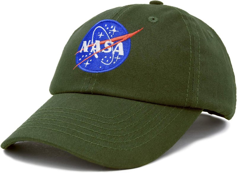 DALIX NASA Embroidered Mens Womens Cotton Dad Hat Baseball Cap Adjustable - Image 4